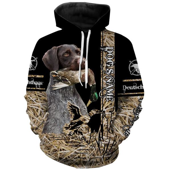 Deutsch Drahthaar Dog Duck Hunting waterfowl camo Shirts for Duck Hunters FSD3933