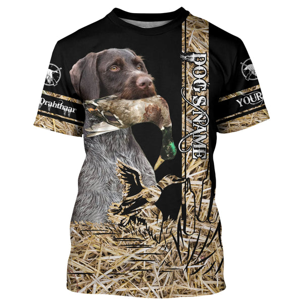 Deutsch Drahthaar Dog Duck Hunting waterfowl camo Shirts for Duck Hunters FSD3933