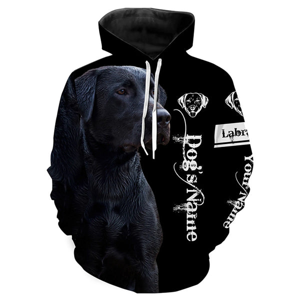 Labrador Retriever Customize Name 3D All Over Printed Hoodie | Retriever Dog Gifts for Labs Lovers FSD3637