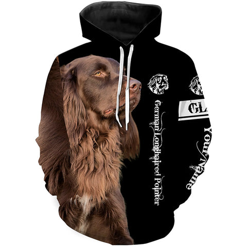 German Longhaired Pointer (Deutsch Langhaar) 3D All Over Printed T-Shirt, Hoodie Gifts for Dog Lovers FSD3645