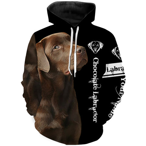 Chocolate Lab 3D All Over Printed Shirts, Hoodie, T-shirt Labrador Retriever Dog Gifts for Labs Lovers FSD2570