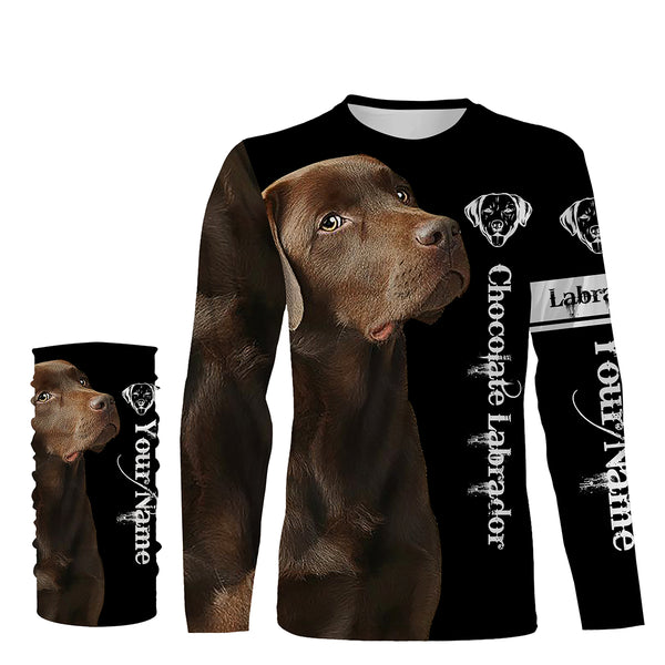 Chocolate Lab 3D All Over Printed Shirts, Hoodie, T-shirt Labrador Retriever Dog Gifts for Labs Lovers FSD2570