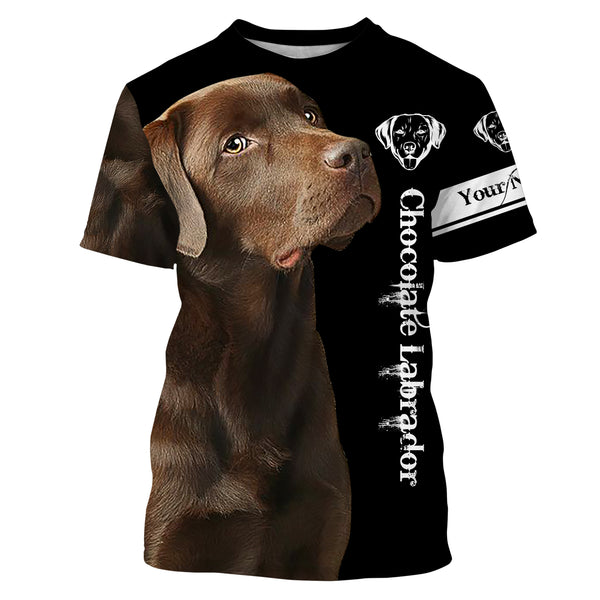 Chocolate Lab 3D All Over Printed Shirts, Hoodie, T-shirt Labrador Retriever Dog Gifts for Labs Lovers FSD2570