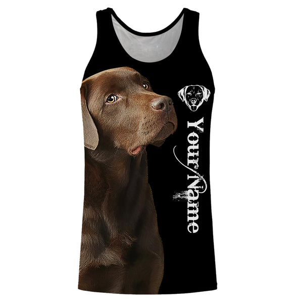 Chocolate Lab 3D All Over Printed Shirts, Hoodie, T-shirt Labrador Retriever Dog Gifts for Labs Lovers FSD2570