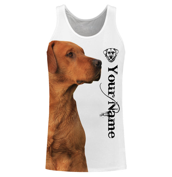 Fox Red Lab 3D All Over Printed Shirts, Hoodie, T-shirt Labrador Retriever Dog Gifts for Labs Lovers FSD2572