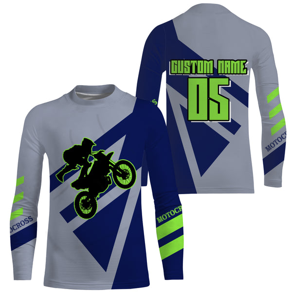 Custom Motocross Jersey UPF30+ Dirt Bike Racing Shirt Adult&Kid Off-Road MX Motorcycle Shirt| NMS776