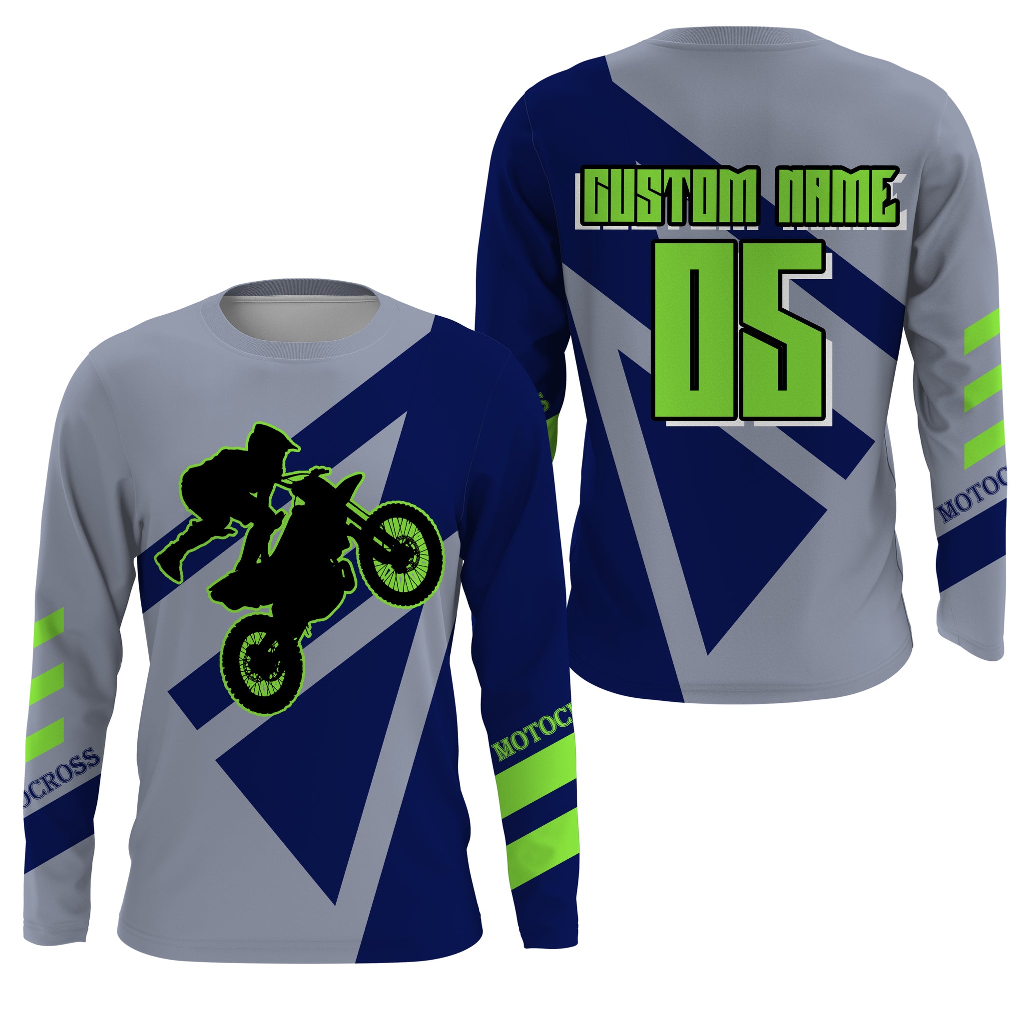 Custom Motocross Jersey UPF30+ Dirt Bike Racing Shirt Adult&Kid Off-Road MX Motorcycle Shirt| NMS776