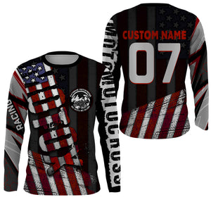 Custom Motocross Jersey UPF30+ American Dirt Bike MX Racing Jersey Adult&Kid Off-Road Motorcycle| NMS771