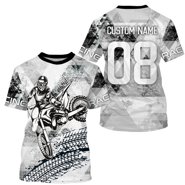 Custom Dirt Bike Racing Jersey UPF30+ Motocross Adult&Kid Riders MX Off-Road Motorcycle Shirt| NMS779