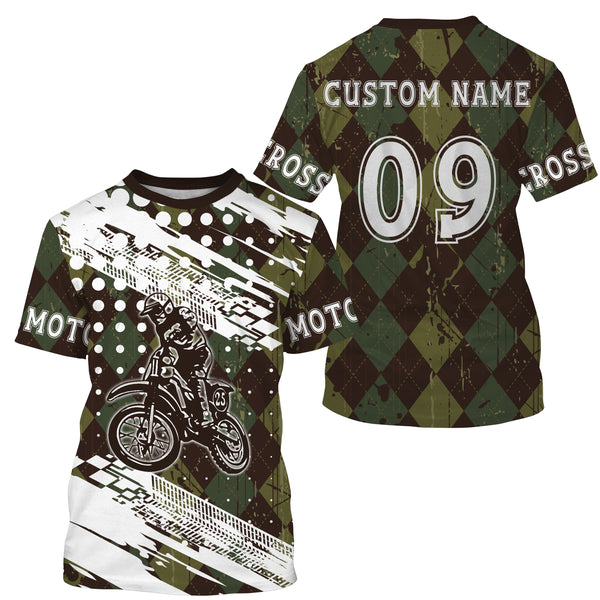 Personalized Motocross Jersey UPF30+ Kid&Adult Custom Dirt Bike Racing Shirt Off-road Motorcycle| NMS614