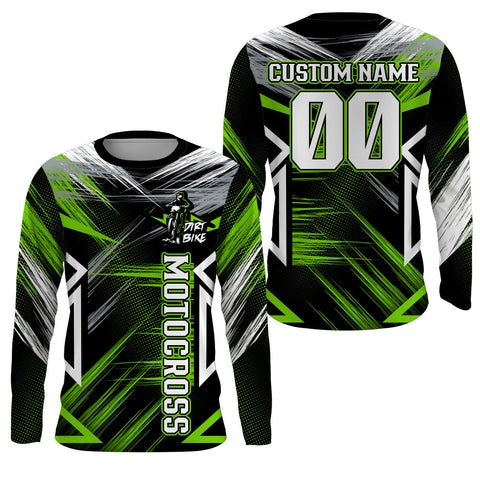 Custom Motocross Jersey Youth Men Women UPF30+ Dirt Bike Shirt Extreme MX Racing Off-road Riding NMS1427