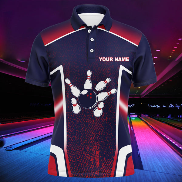 Bowling Excuses Shirt, Funny Bowling Polo Shirt for Men, Custom Name Bowling Jersey Short Sleeve NBP142