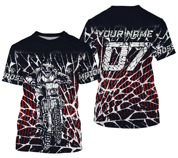 Motocross Racing Custom Jersey Adult Kid Long Sleeves, Dirt Bike Motorcycle Off-road Riders Racewear| NMS326