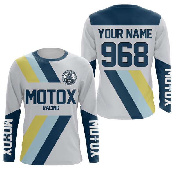 Custom Motocross Jersey UPF30+ Dirt Bike MotoX Racing Shirt Adult&Kid Off-Road Motorcycle Shirt| NMS775