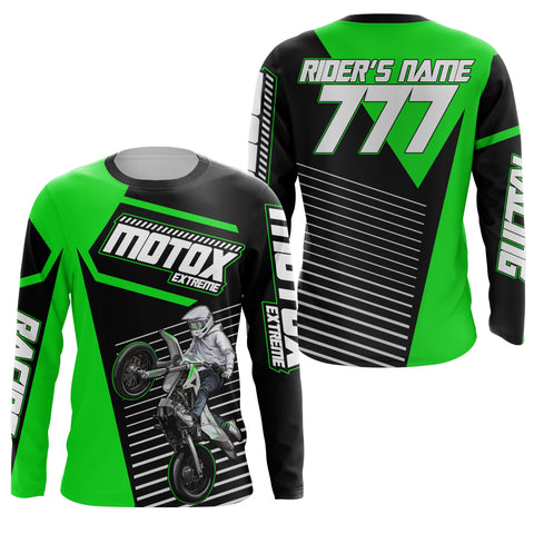 Custom Motocross Jersey UPF30+ Dirt Bike Racing Adult&Kid Riders MX Off-Road Motorcycle Shirt| NMS778