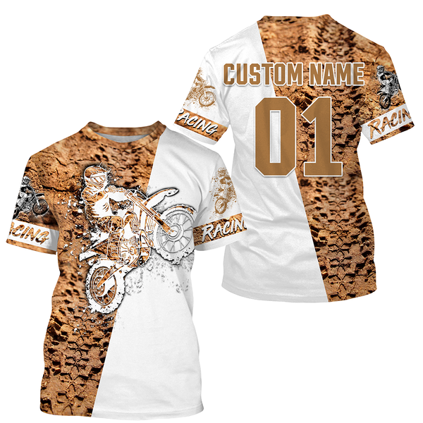 Kid&Adult Dirtbike racing jersey UPF30+ custom motocross off-road dirt track motorcycle racewear| NMS931