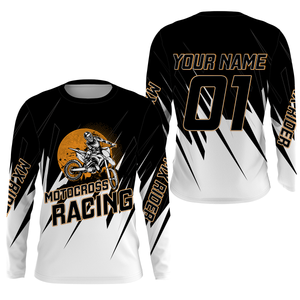 Personalized Motocross Jersey UPF30+ Dirt Bike Off-Road Adult&Kid Rider MX Racing Jersey| NMS762