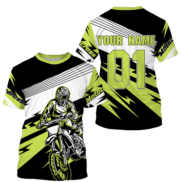 Custom Motocross Jersey UPF30+ Dirt Bike MX Racing Shirt Adult&Kid Off-Road Motorcycle Riders| NMS774