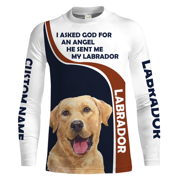 Labrador Dog 3D Full Print Hoodie Long Sleeve| Unisex Labrador Shirt for Lab Owner Lab Dad Lab Mom| JTSD343