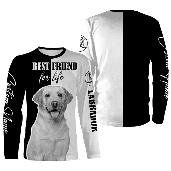 Labrador Retriever Shirt - Best Friend For Life Labrador Shirt for Men Women Lab Mom Lab Dad Shirt| JTSD348