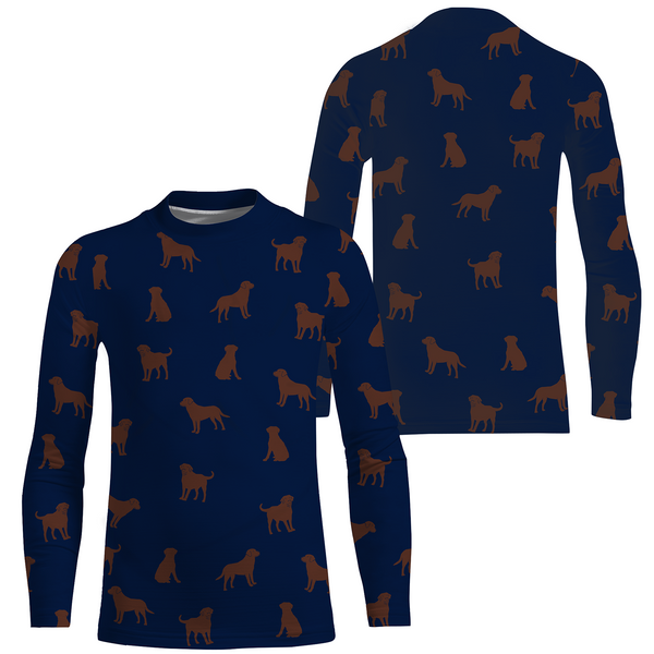 Labrador Retriever Lover Hoodie Long Sleeve Blue Shirt Kid Adult Shirt Lab Owner Labrador Owners| JTSD352