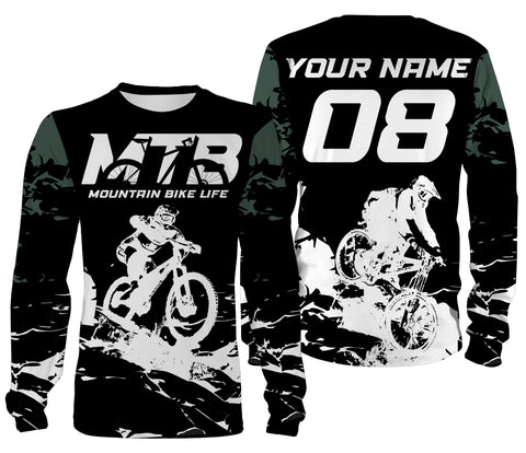 Mountain Biking Personalized Jersey All Over Print Shirt, MTB Jersey Cycling Shirt for Cyclist Bike Rider| JTS429