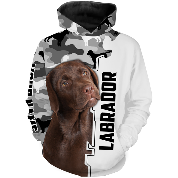 Chocolate Labrador Retriever Shirt| Custom All Over Print Chocolate Labrador Owner Shirt Lab Owner| JTSD349