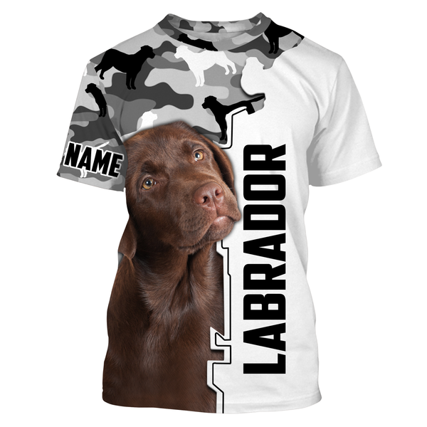 Chocolate Labrador Retriever Shirt| Custom All Over Print Chocolate Labrador Owner Shirt Lab Owner| JTSD349