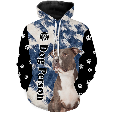 Pitbull Dog 3D Full Printed T-shirt Long Sleeve Hoodie| Unisex Cool Pitbull Shirt for Pitbull Lover JTSD239