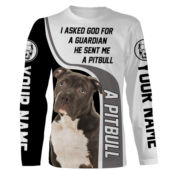 Love Pitbull Unisex 3D All Over Printed Hoodie Long Sleeve| Custom Pitbull Shirt for Men, Pitbull Lover| JTSD246