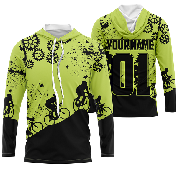 Mountain Bike Shirts| Custom Cycling Jersey, MTB Racing Bicycle Off-road Shirts UV Protection UPF 30+| JTS475