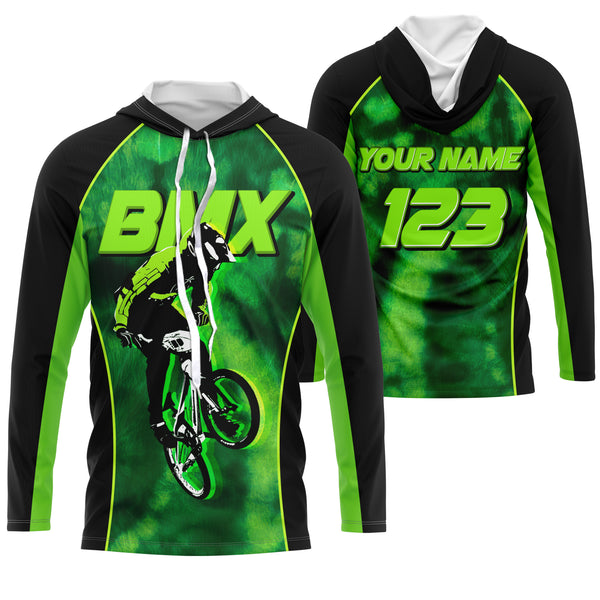 BMX racing jersey Custom UPF30+ Tie Dye riding shirts Freeride off-road Cycling adult&kid racewear| SLC42