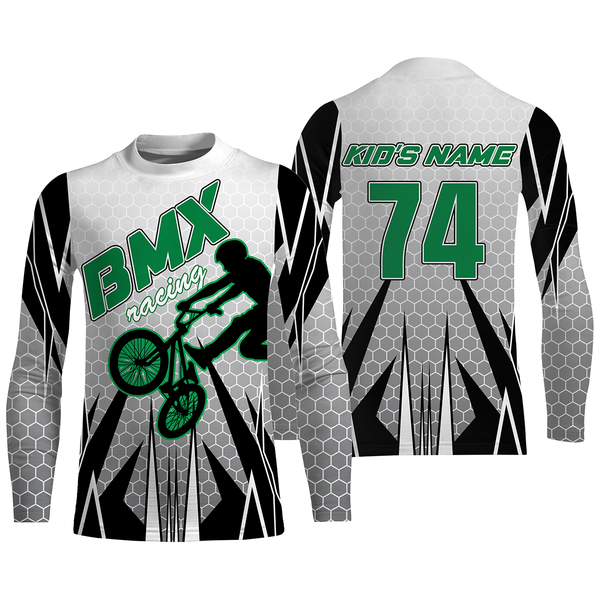 Custom BMX racing jersey UPF30+ Freestyle riding shirts off-road Cycling adult&kid team racewear| SLC36