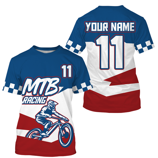 Personalized MTB riding jersey UPF30+ Mountain Biking off-road shirts Cycling adult&kid racewear| SLC45