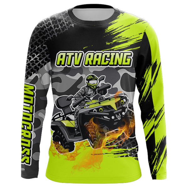 ATV Motocross Racing Jersey Upf30+ ATV Quad Bike Motorcycle Riding Shirt ATV Racing Jersey MX14