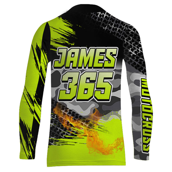 ATV Motocross Racing Jersey Upf30+ ATV Quad Bike Motorcycle Riding Shirt ATV Racing Jersey MX14