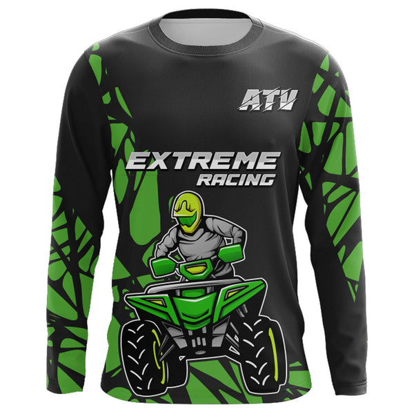 ATV Motocross Racing Jersey Upf30+ Quad Bike Jersey Men Kid Women ATV Riding Shirt MX16