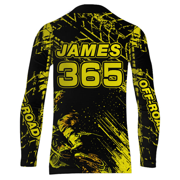 Motocross Racing Jersey Yellow Upf30+ Men Women Kid Dirt Bike Shirt Motorcycle Jersey XM200