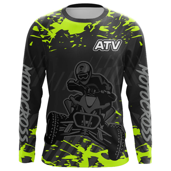 ATV Motocross Racing Jersey Upf30+ Custom ATV Quad Bike Shirt Kid Men Off-road Jersey MX37