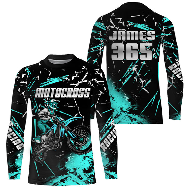 Motocross MX Racing Jersey Upf30+ Youth Dirt Bike Jersey Men Kid Motorcycle Riding Shirt XM216