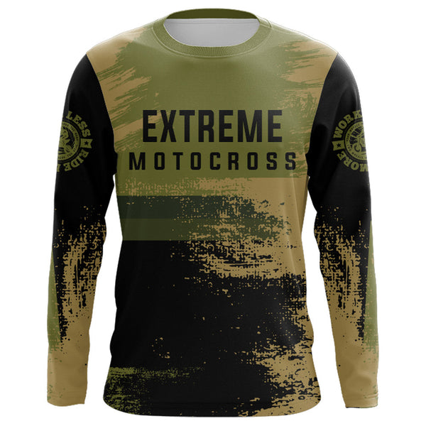 Motocross Dirt Bike Racing Jersey Youth UPF30+ Off-road MX Shirt Kid Women Men Motorcycle XM188