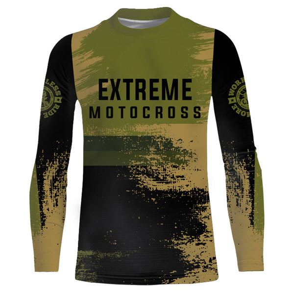 Motocross Dirt Bike Racing Jersey Youth UPF30+ Off-road MX Shirt Kid Women Men Motorcycle XM188