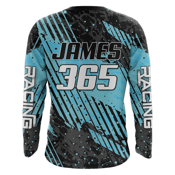 Kid&Adult Motocross Racing Jersey Upf30+ Off-road Dirt Bike Shirt Youth MX Motorcycle XM223