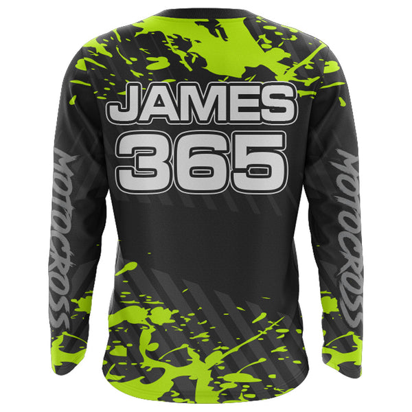 Motocross Racing Jersey Youth Men Kid UPF30+ Dirt Bike Off-Road Shirt Motorcycle Jersey XM191