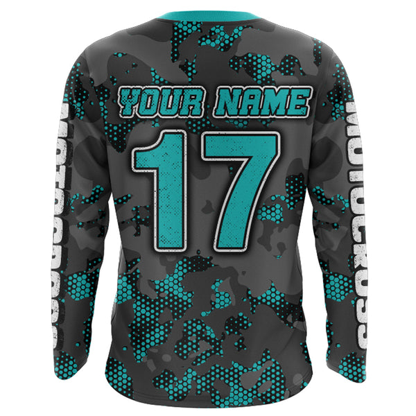 ATV Motocross Racing Jersey Kid Men Women Upf30+ Quad Bike ATV Racing Jersey Off-road MX25