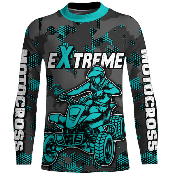 ATV Motocross Racing Jersey Kid Men Women Upf30+ Quad Bike ATV Racing Jersey Off-road MX25