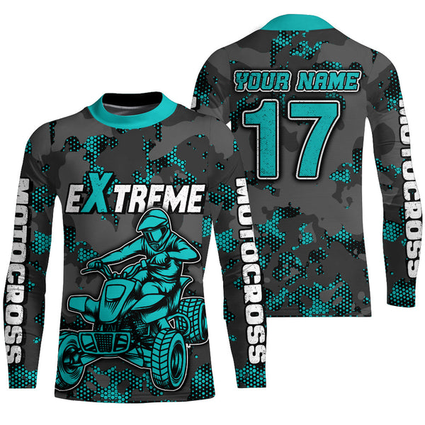 ATV Motocross Racing Jersey Kid Men Women Upf30+ Quad Bike ATV Racing Jersey Off-road MX25