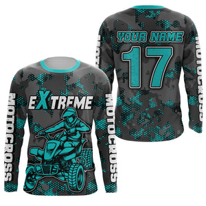 ATV Motocross Racing Jersey Kid Men Women Upf30+ Quad Bike ATV Racing Jersey Off-road MX25