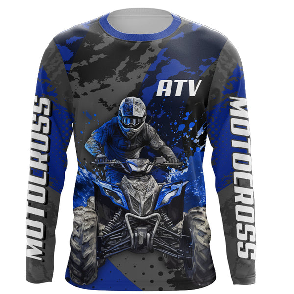 ATV Motocross Jersey Men Kid Women Upf30+ Quad Bike Shirt ATV Motorcycle Riding Jersey MX49