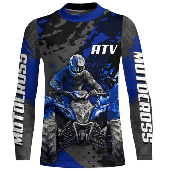 ATV Motocross Jersey Men Kid Women Upf30+ Quad Bike Shirt ATV Motorcycle Riding Jersey MX49